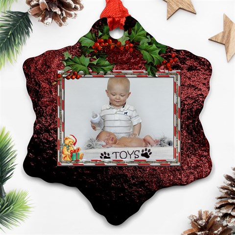 Beautiful Snowflake Ornament (2 Sided) By Lil Back