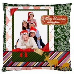 merry christmas - Large Cushion Case (One Side) merry christmas - Large Cushion Case (One Side)