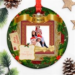 merry christmas - Ornament (Round)
