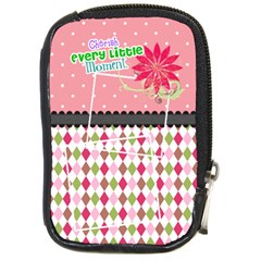 Cherish every little moment. - Compact Camera Leather Case Cherish every little moment. - Compact Camera Leather Case