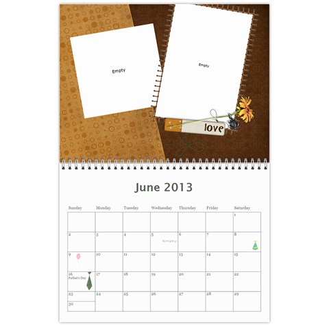 Calendar 2013 For Jisca By Elizabeth Marcellin Jun 2013