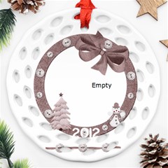 Christmas - Ornament (Round Filigree)