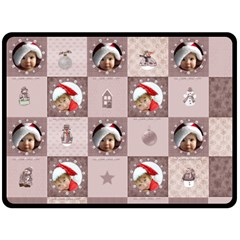 Christmas Fleece Blanket (Extra Large) - 80  x 56  Fleece Blanket (Large)