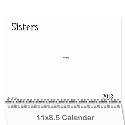 Sisters Calendar For Nesi By Debra Macv Cover