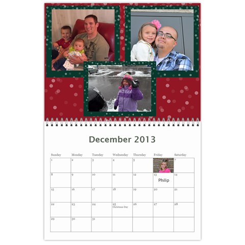 2013 Calendar By Joy Dec 2013