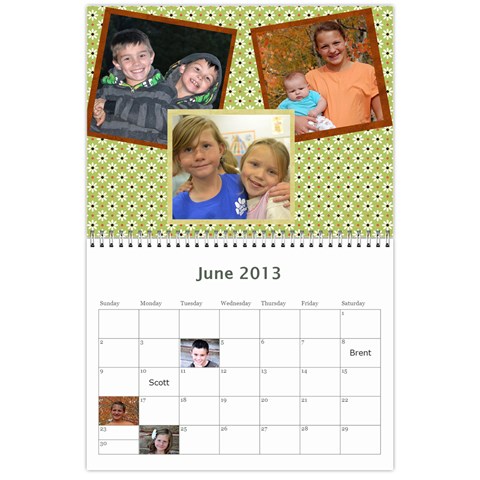 2013 Calendar By Joy Jun 2013