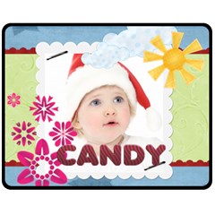 candy - 60  x 50  Fleece Blanket (Medium)