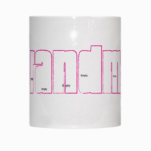 Grandma Mug By Heidi Crawford Center