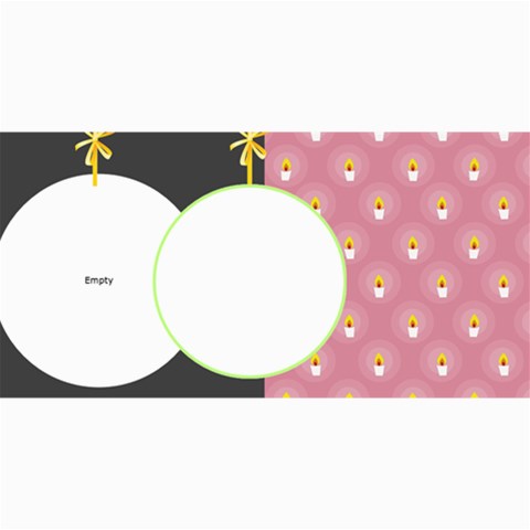 10 Christmas Cards With Place For Your Photo And Some Text By Riksu 8 x4  Photo Card - 1