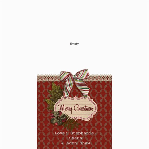Shaw Xmas Card 2012 By Steph 8 x4  Photo Card - 2