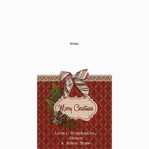 Shaw Xmas Card 2012 By Steph 8 x4  Photo Card - 4