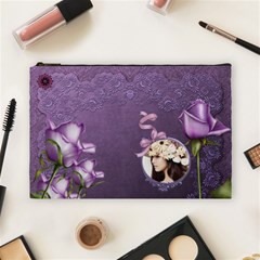 Elegance-purple Cosmetic Bag (L)  - Cosmetic Bag (Large)