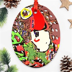 filigree ornament , your photo - Oval Filigree Ornament (Two Sides)
