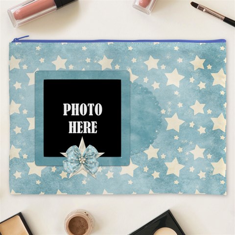 A Day To Celebrate Xxxl Cosmetic Bag 1 By Lisa Minor Front