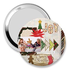 merry christmas - 3  Handbag Mirror