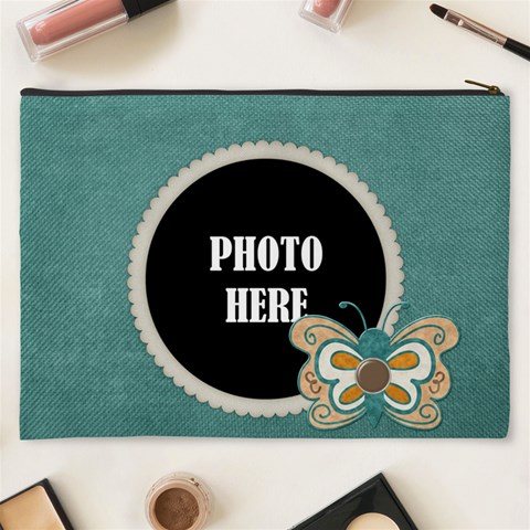 Autumn s Whisper Xxxl Cosmetic Bag 1 By Lisa Minor Back
