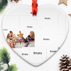 merry christmas - Heart Ornament (Two Sides) merry christmas - Heart Ornament (Two Sides)