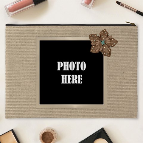 Watch Me Grow Boy Xxxl Cosmetic Bag 1 By Lisa Minor Back