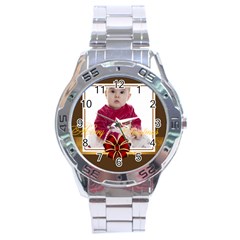 merry christmas - Stainless Steel Analogue Watch merry christmas - Stainless Steel Analogue Watch