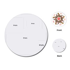 merry christmas - Playing Cards Single Design (Round) merry christmas - Playing Cards Single Design (Round)