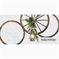 Happy Holidays 8x4 Photo Card