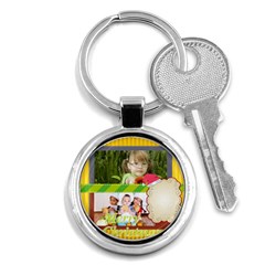 merry christmas - Key Chain (Round)