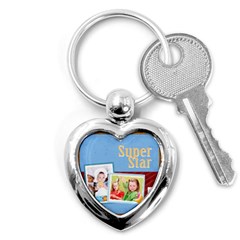 merry christmas - Key Chain (Heart)