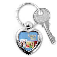 merry christmas - Key Chain (Heart)