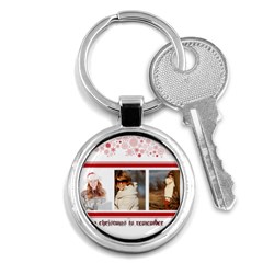 merry christmas - Key Chain (Round)