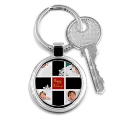 merry christmas - Key Chain (Round)