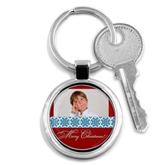 merry christmas - Key Chain (Round)