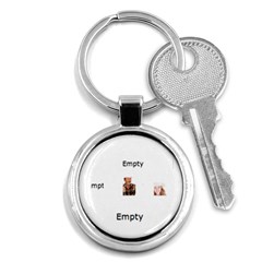 merry christmas - Key Chain (Round)