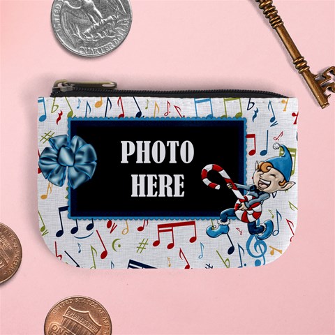 Rockin  Around The Christmas Tree Coin Bag 2 By Lisa Minor Front