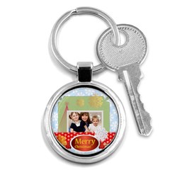 Merry Christmas - Key Chain (Round)