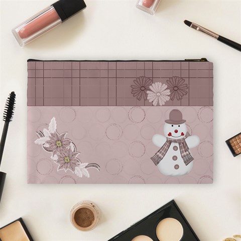Christmas Cosmetic Bag (large) By Joanne5 Back