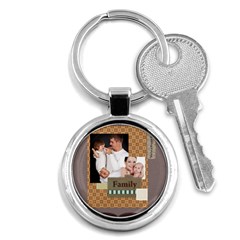 merry christmas - Key Chain (Round)