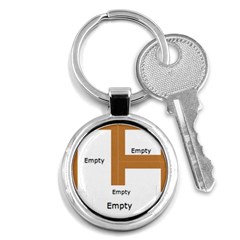 merry christmas - Key Chain (Round)