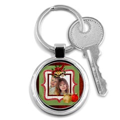 merry christmas - Key Chain (Round)