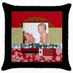 merry christmas (5 styles) - Throw Pillow Case (Black) merry christmas (5 styles) - Throw Pillow Case (Black)