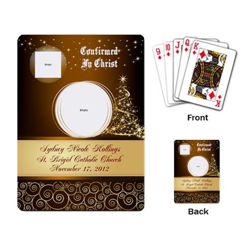 Playing Cards Single Design Confirmation By Pat Kirby Back