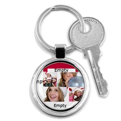 merry christmas - Key Chain (Round)