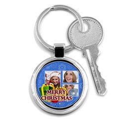 merry christmas - Key Chain (Round)