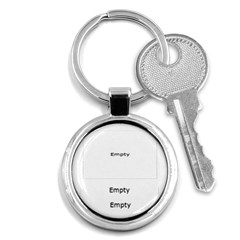 merry christmas - Key Chain (Round)