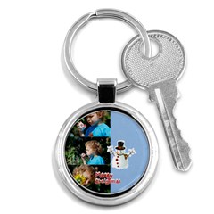 merry christmas - Key Chain (Round)
