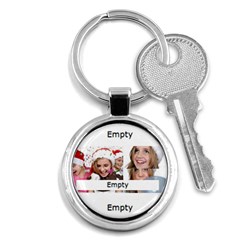 merry christmas - Key Chain (Round)