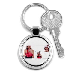 merry christmas - Key Chain (Round)