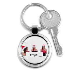 merry christmas - Key Chain (Round)