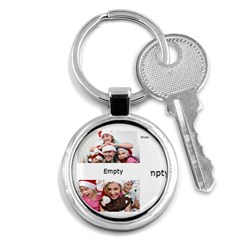 merry christmas - Key Chain (Round)
