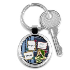 merry christmas - Key Chain (Round)