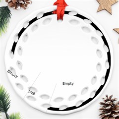 neal - Round Filigree Ornament (Two Sides)